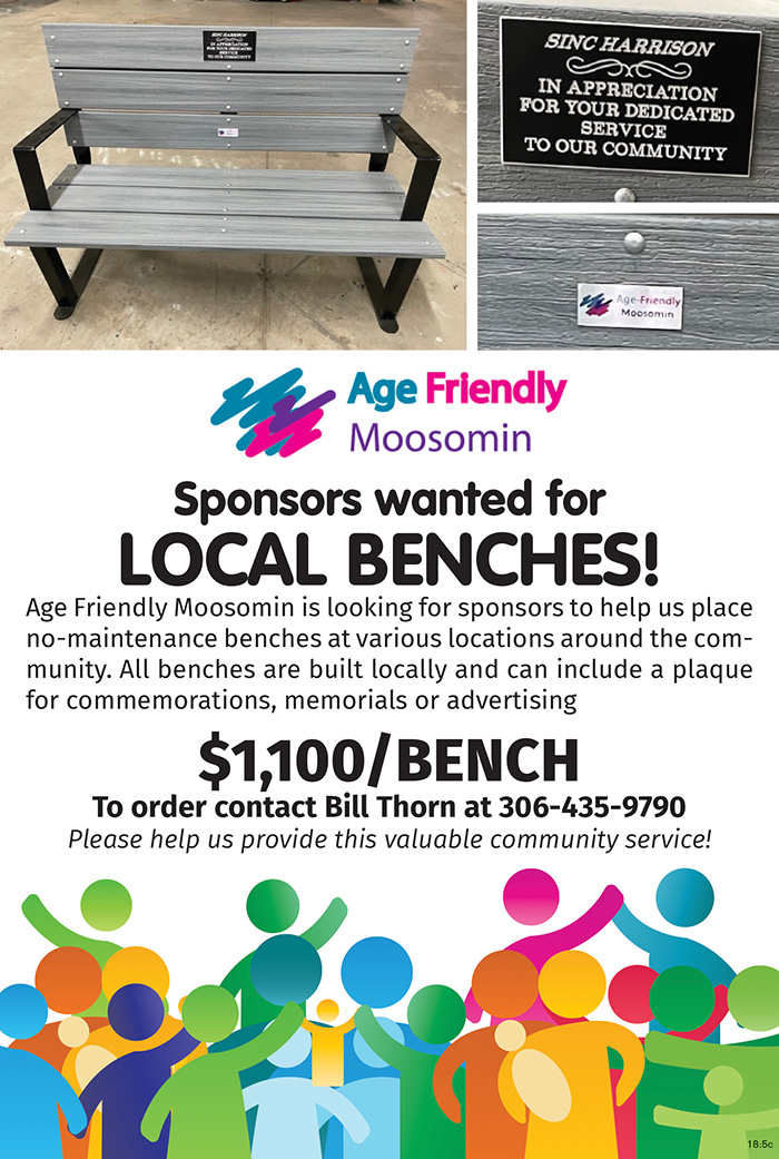Age Friendly is seeking sponsorships for benches and each bench is something that can be sponsored by anyone—private individual or business.<br />
